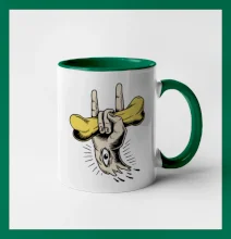 Rocková ruka kosť a oko