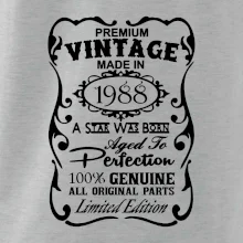 Vintage Etiketa - 1988