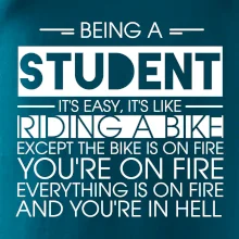 Being a student - bike Being a student - bike