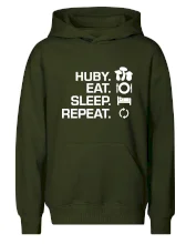 Huby Eat Sleep Repeat
