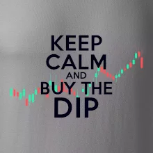 Zelenočervený graf Keep Calm and Buy the Dip Zelenočervený graf Keep Calm and Buy the Dip
