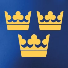 Švédske koruny 3x veľké žlté Švédske koruny 3x veľké žlté