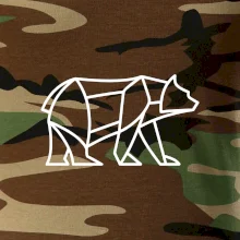 Geometria ľadový medveď chodiaci