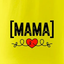Nápis mama a srdce