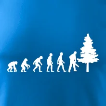 Evolúcia drevorubač - píla a strom