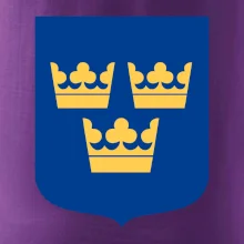 Švédsky znak tri korunky na prsník