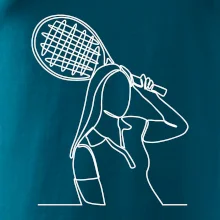 Tenistka jedným ťahom