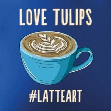 Love tulips - latteart (Radek Pilař ART)