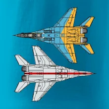 Mig 29 Fulcrum zo spoda a zo shora