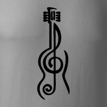 Husľový kľúč gitara Husľový kľúč gitara