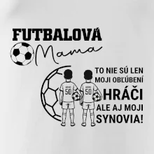 Futbalová mama - Dvaja synovia (vaše meno a číslo)