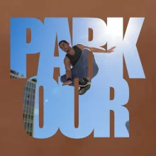 Parkour nápis nebo