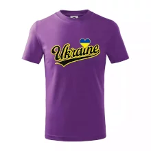 Ukraine - nápis čierny