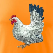 Sliepka kreslená biela