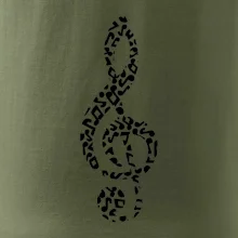 Husľový kľúč z nôt