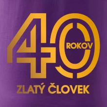 40 rokov zlatý človek