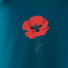 Vlčí mak kreslený veľký