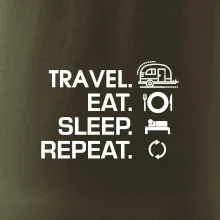 Eat sleep travel - Malý príves