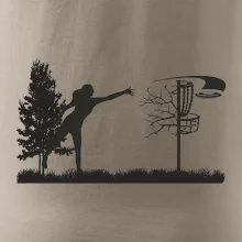 Disc golf - žena čierny obrázok Disc golf - žena čierny obrázok