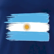 Argentína vlajka kreslená štetkou
