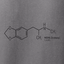 Molekulárna štruktúra MDMA Extáza