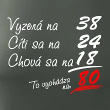 Vyzerá, cíti sa, chová sa - 80 rokov