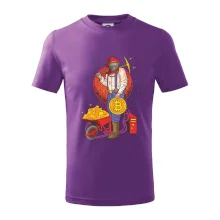 Baník ťaží Bitcoiny