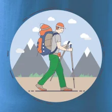 Farebný párový motív na hory