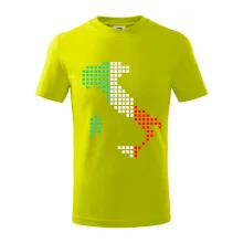 Taliansko obrys vlajka