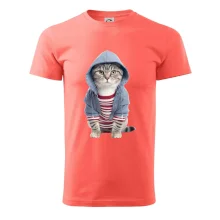 Mačka v pruhovanom triku