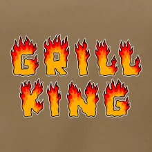 Grill King ohnivý nápis