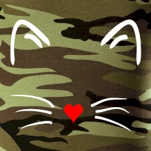 Mačka - srdce namiesto nosa