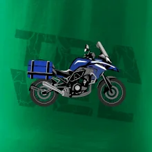 Cestovná enduro modrá