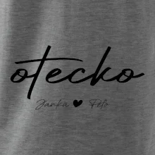 Otecko - tričko s menami deti Otecko - tričko s menami deti