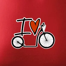I love kolobežka veľké a malé koleso I love kolobežka veľké a malé koleso