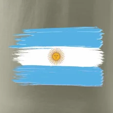 Argentína vlajka kreslená štetkou