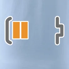 Rodinné tričká - batéria - otecko