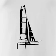 Katamarán z boku Katamarán z boku