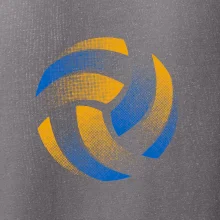 Volejbalová lopta raster farebný