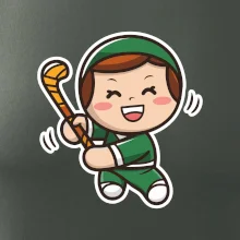 Ikona pozemný hokej chlapec / holka