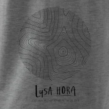 Lysá hora - vrstevnice v kruhu