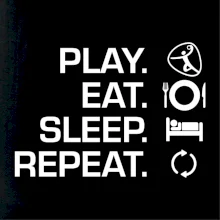 Play Eat Sleep Repeat hádzaná