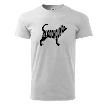 Bloodhound nápis v tele