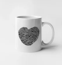 Odtlačok prsta srdce Odtlačok prsta srdce