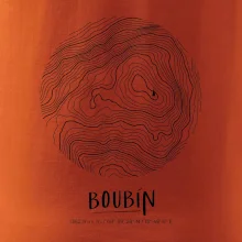 Boubín - vrstevnice v kruhu