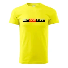 Put God first obdĺžnik Put God first obdĺžnik