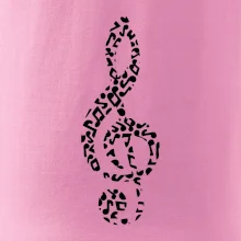 Husľový kľúč z nôt