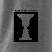 What do you see first? Pohár - Tváre