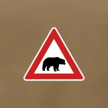 Dopravná značka - Pozor ľadový medveď
