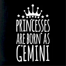 Princesses are born as Gemini - Blíženci